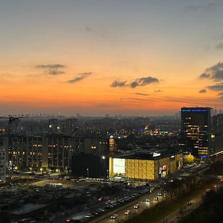 Apartament Skyscrapper Z Widokiem Na Panorame Warszawy Varsovia Exterior foto